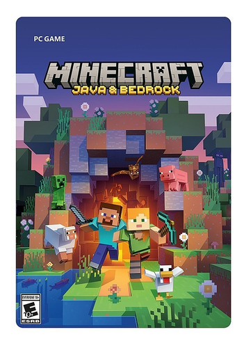 Nuevo Minecraft Java Premium + Minecraft Bedrock Windows 10