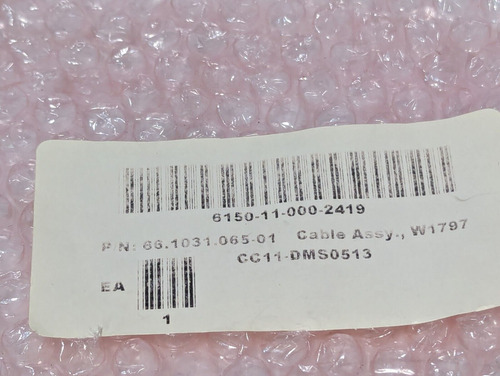 3m 6150-11-000-2419 Cable Assembly, For Clv-402, W1797, Ccf