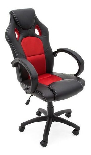 Silla Gamer Spark Negra Color Rojo
