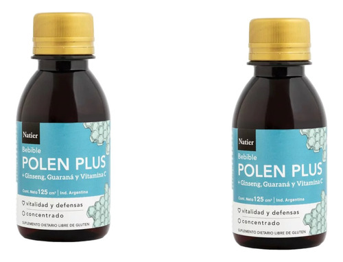 Polen Plus X2  Natier Ginseng, Guaraná Dolor Menstrual 125ml