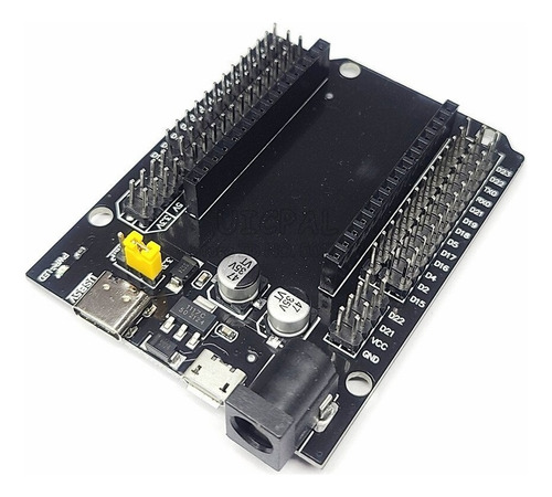 Base Shield Para Esp32 Placa Expansión 30 Pines Usb 3.3v 5v