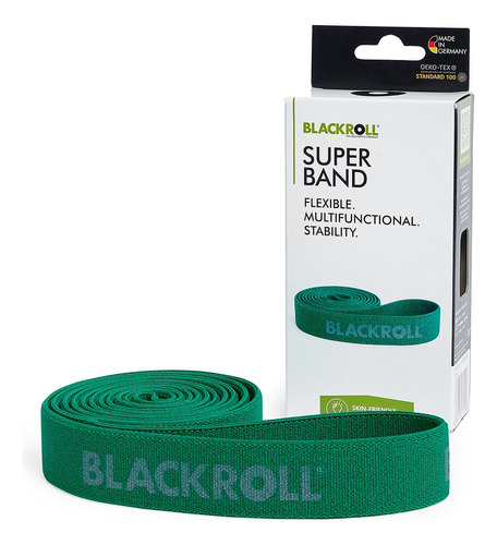 Ligas De Resistencia Super Band Blackroll Color Verde
