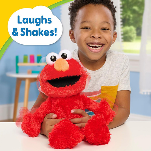 Just Play Sesame Street Tickle Me Elmo Boneca De Pelúcia De