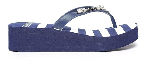 Sandalia Flip Flop Guess Dama A Rayas 100% Original Nueva