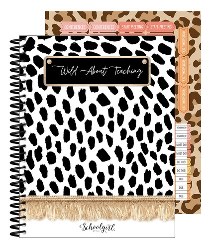 Colegiala Estilo Simply Safari Teacher Planner, 8  X 11  Sin