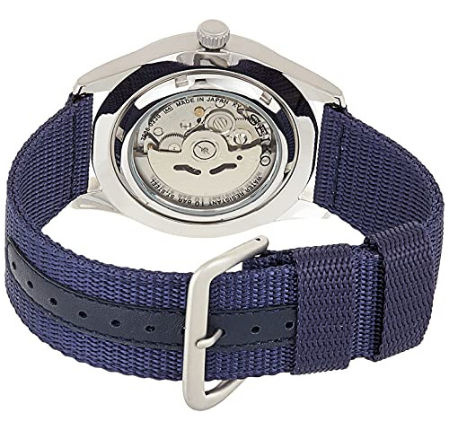 Seiko 5 Reloj De Marca Azul Automático Hombre 33nme