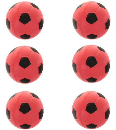 3 Pelotas De Espuma Suave Para Niños Rojo 6,3 Cm