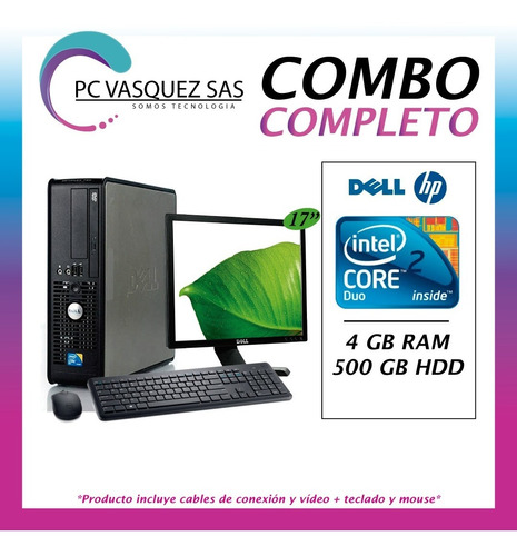 Computador Completo Core2duo + Monitor 17 .