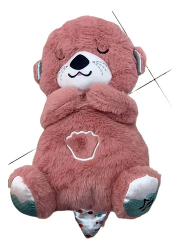 Juguete De Peluche Nutria Bebé Con Sonidos Y Luces, 36 Cm