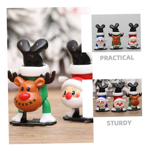 3 Piezas Juguete De Cuerda De Fiesta De Navidad