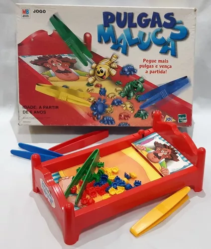 Antigo Jogo Pulgas Malucas Pega Pulgas Hasbro Completo