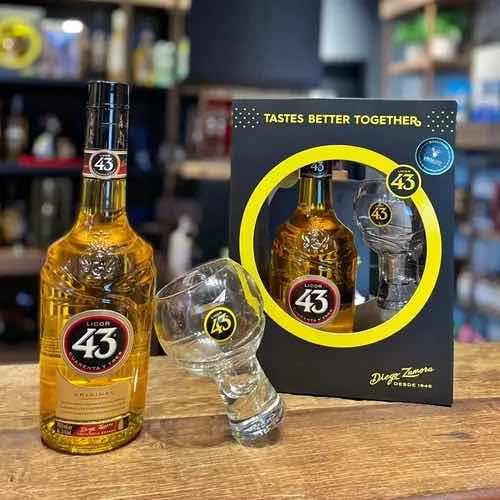 Licor Fino Espanhol Licor 43 700ml + Copo Exclusivo Espanha