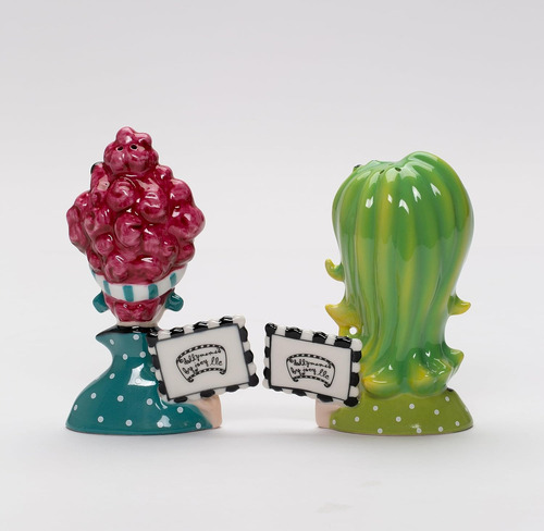 Salero Y Pimentero Picante De Porcelana Fina Dollymama's Lad