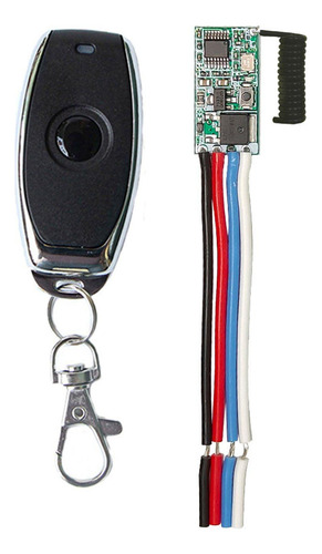 Mini Interruptor De Control Remoto Inalámbrico Rf 433mhz 12v