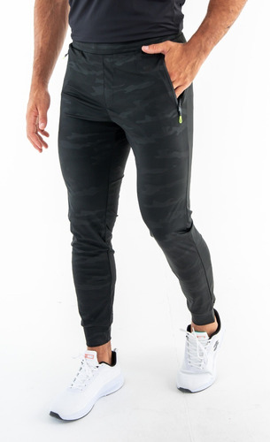 Pantalon Deportivo Microfibra Hombre Camuflado I Run 