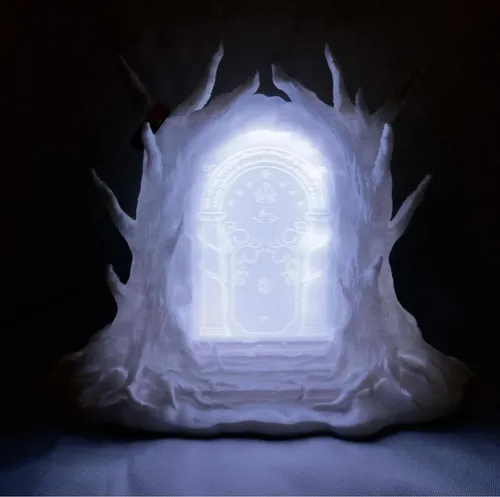 Entre Libros Decorativo Temática Puertas De Durin Con Luz