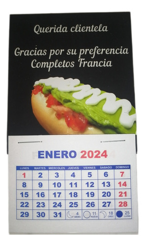 Mini Calendarios Magneticos 