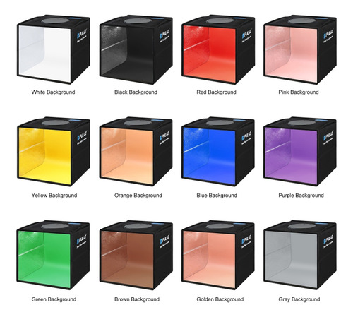 Set Soft Case Modifier De 12 Fondos Colors Box Soft Puluz