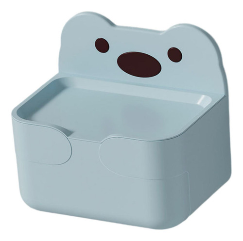 Dispensador De Pañuelos, Práctico, Compacto, Oso Azul