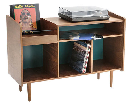 Biblioteca Para Vinilos Clío Mueble Vintage Para Tornamesa