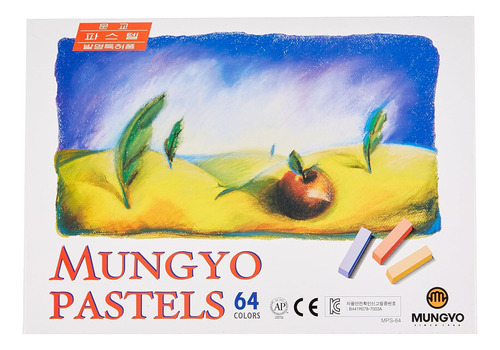 Mungyo Gis No Toxico  Pastel Suave  Paquete De 64 Colores S