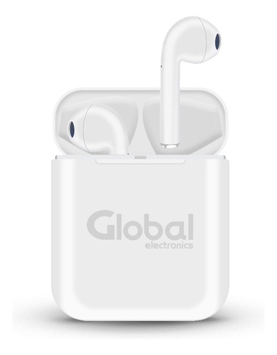 Auriculares A-pod Bluetooth Inalámbricos I12s Color Blanco