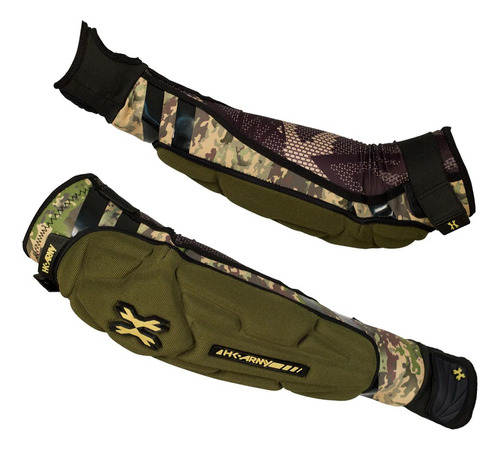 Coderas Camuflaje Protección Gotcha Paintball L Hk Army X C