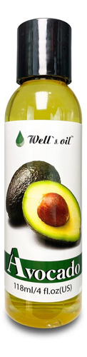 Well's 100% Puro Aceite De Aguacate 4oz Promueve El Crecimie