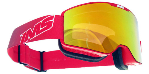 Óculos Motocross Trilha Enduro Jet Sky Off Ims Extreme Top Cor da armação Vermelho Cor da lente Espelhada Tamanho Único