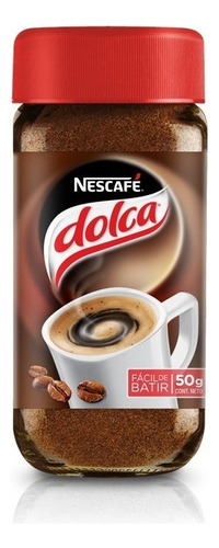 Cafe Nescafe Dolca Instantaneo Equilibrado Frasco 50 Gr