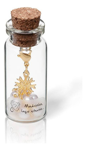 Lembrança Pulseira Dezena Pérola Madrinha Laço Eterno