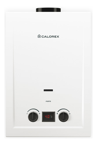 Boiler Calentador Instantaneo Basic 1 Serv Calorex Fortis 6l Color Blanco Tipo De Gas Gn