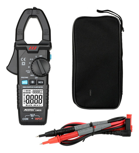 Pinza Amperimétrica Datos Voltaje Ncv Ac Probador 600v Corri