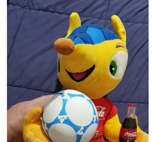 H4j45 Boneco Fuleco Da Coca Cola Copa 2014 No Brasil