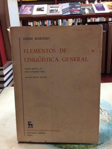 Elementos De Lingüística General Por André Martinet