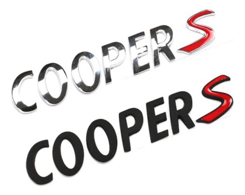 ¡¡¡emblema Para Mini Cooper!!! Serie Cooper S ¡¡¡original!!!