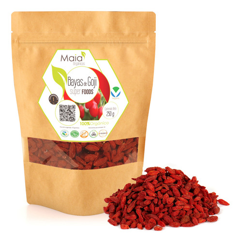 Bayas De Goji - Orgánico 250 Gramos