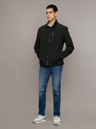 Parka Ck Soft Shell Negro Calvin Klein Hombre