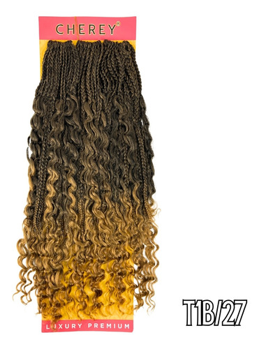 Aplique Cabelo Gypsy Braids Trança Pronta Com Cachos