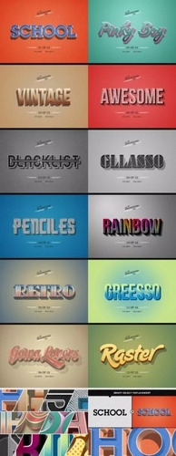 Estilos Photoshop Gran Coleccion 3d Great Collection 2019