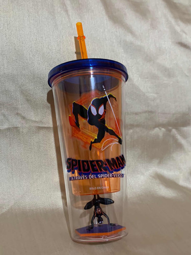 Vaso Promocional Spiderman:a Través Del Spider-verso (Usado)