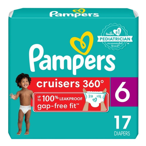 Pañal Pampers Cruisers 360 Etapa 6 - Unidad Género Sin Género Tamaño Extra Extra Grande (xxg)