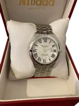 Comprar Reloj Nivada Original Correa Metálica Numeros Romanos Caball