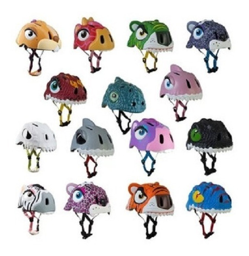 Imagen 3 de 5 de Casco Infantil Diseños Animales Niños Proteccion Bicicleta