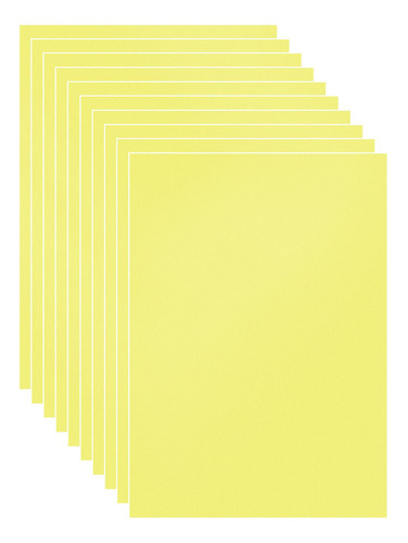 10x Folhas De Pvc Filme Multiuso Diy Estêncil Folha Amarelo