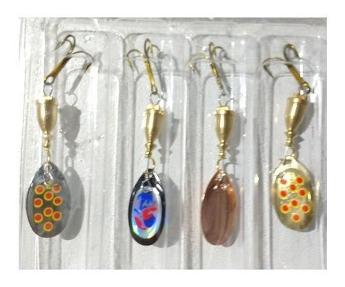 Spinner Mariposa Pesca Trucha Salmon 4 U/n