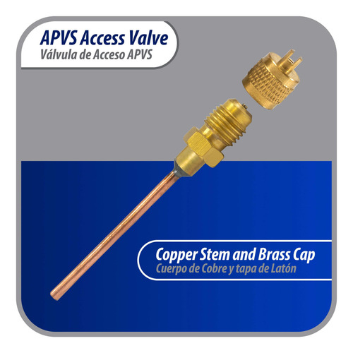Appli Parts Válvula De Acceso De 1/4 Sae X 1/8 Pulg Od X Con
