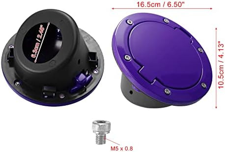 X Autohaux, Cubierta De Tapa De Tanque De Combustible Abs De