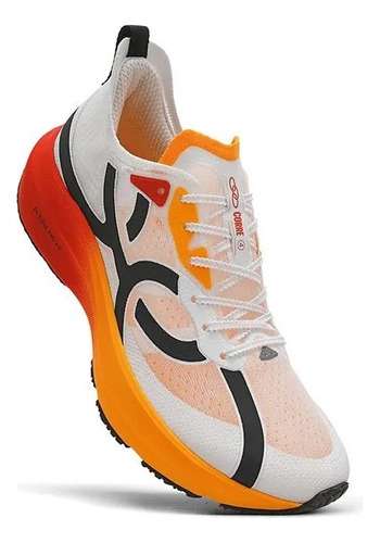 Tênis Olympikus Corre 4 43720366 - Branco / Laranja