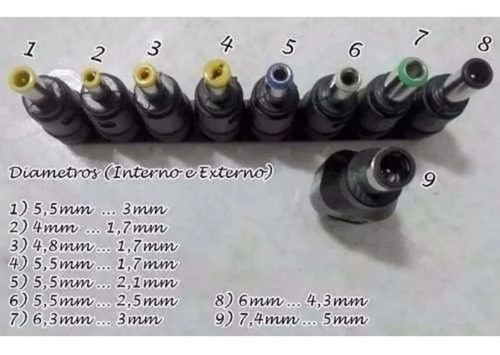 Fonte Carregador Universal Notebook Adaptador Pronto Entrega